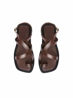 A.Emery Spargi Sandal 15 A.Emery Spargi Sandal -UNDONE shop The Undone A.EmeryxMatteau Spargi Sandals Chocolate Top Low 1024x1024