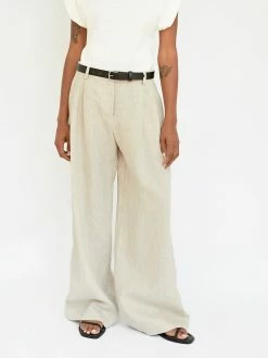 Arnsdorf Relaxed Trouser -UNDONE shop The Undone Arnsdorf Relaxed Trouser Natural C 1024x1024