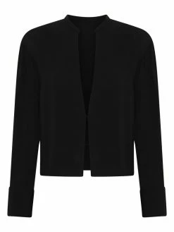 BEARE PARK Silk Crepe Deep Split Blouse