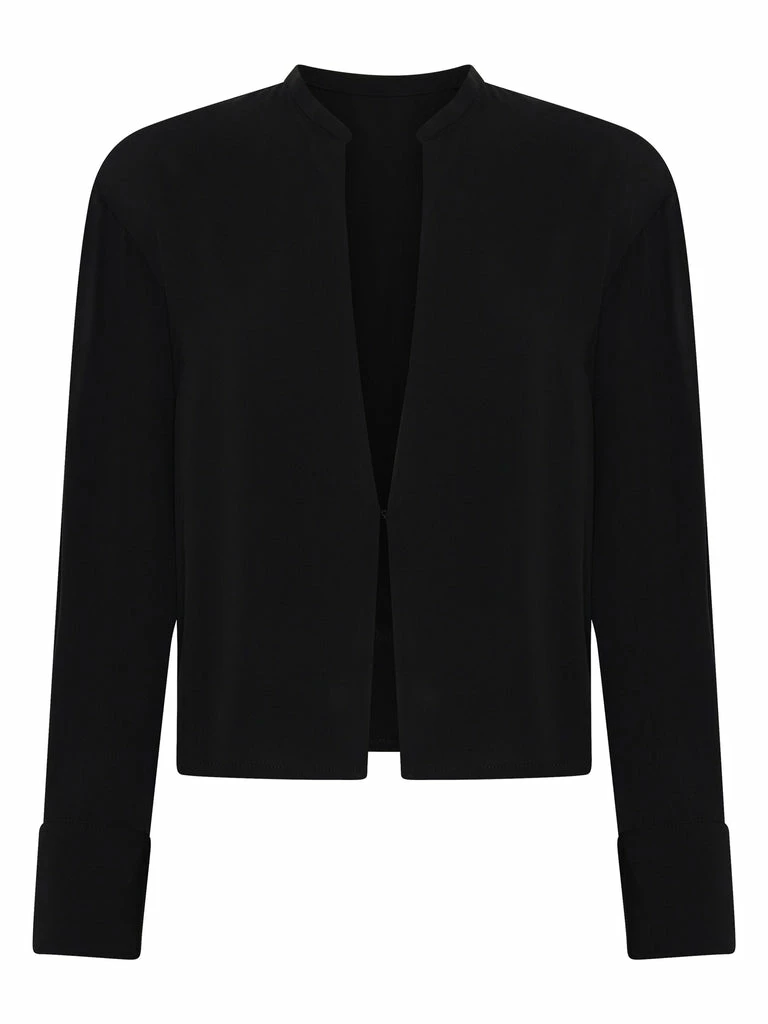 BEARE PARK Silk Crepe Deep Split Blouse 3 BEARE PARK Silk Crepe Deep Split Blouse