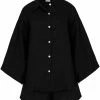 Deiji Studios The 03 Linen Loungewear Set Short 2 Deiji Studios The 03 Linen Loungewear Set Short -UNDONE shop The Undone Deiji Studios Loungerwear Set Short Deep Black Low 1024x1024