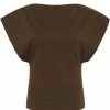 Matteau Boat Neck Tee 1 Matteau Boat Neck Tee -UNDONE shop The Undone Matteau Boat Neck Tee Cacao Low 1024x1024