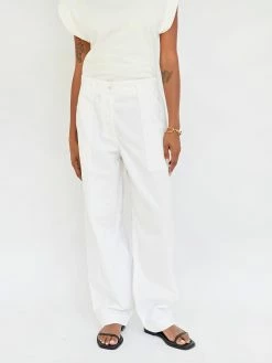 Matteau Relaxed Cargo Pant 15 Matteau Relaxed Cargo Pant -UNDONE shop The Undone Matteau Boat Neck Tee Chalk Relaxed Cargo Pant White C 1024x1024