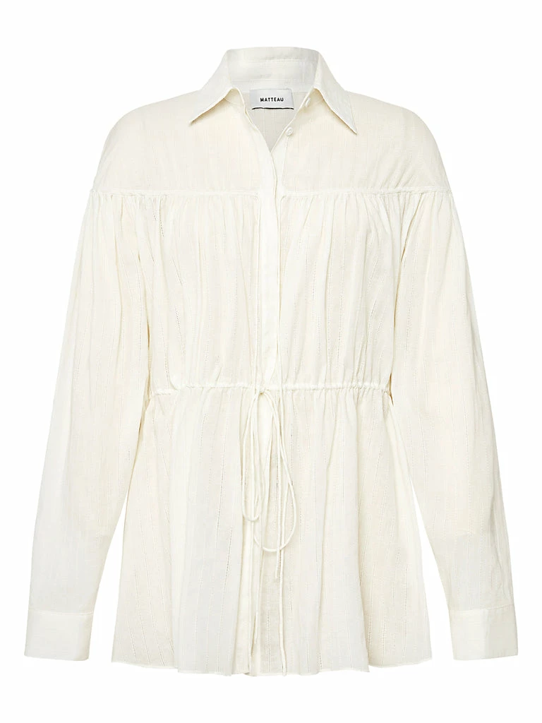 Matteau Embroidered Drawcord Tunic 3 Matteau Embroidered Drawcord Tunic