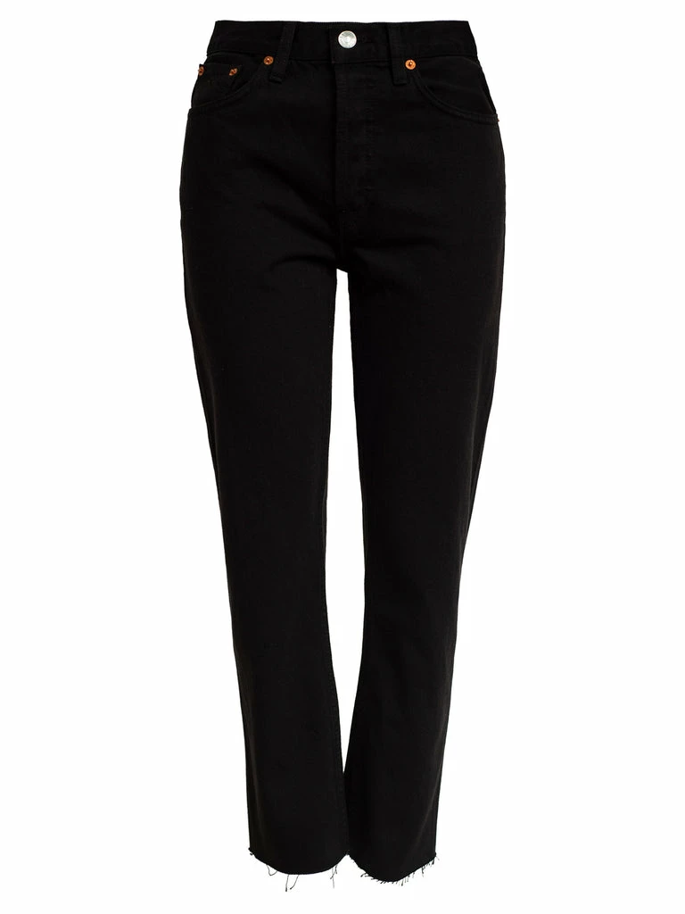 RE/DONE High Rise Stove Pipe Straight Leg Jean 3 RE/DONE High Rise Stove Pipe Straight Leg Jean