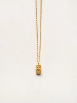 Released From Love Braille Alphabet Necklace 48 Released From Love Braille Alphabet Necklace -UNDONE shop The Undone Released From Love Braille Necklace Letters Gold H Low 1024x1024