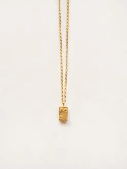 Released From Love Braille Alphabet Necklace 53 Released From Love Braille Alphabet Necklace -UNDONE shop The Undone Released From Love Braille Necklace Letters Gold M Low 1024x1024