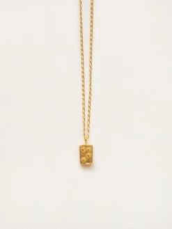 Released From Love Braille Alphabet Necklace 54 Released From Love Braille Alphabet Necklace -UNDONE shop The Undone Released From Love Braille Necklace Letters Gold N Low 1024x1024