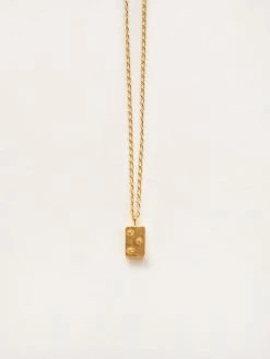 Released From Love Braille Alphabet Necklace 55 Released From Love Braille Alphabet Necklace -UNDONE shop The Undone Released From Love Braille Necklace Letters Gold O Low 1024x1024