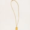 Released From Love Classic ID Necklace -UNDONE shop The Undone Released From Love Classic ID Necklace Gold Low 1024x1024