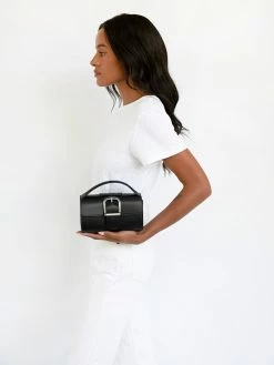 Rylan Mini Satchel With Silver And Flat Handle 11 Rylan Mini Satchel With Silver And Flat Handle -UNDONE shop The Undone Rylan Mini Satchel with Flat Handle Silver C3 1024x1024