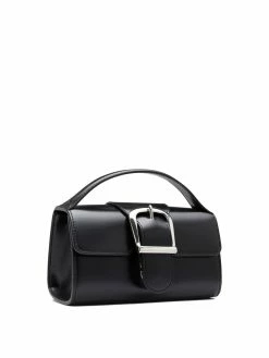 Rylan Mini Satchel With Silver And Flat Handle 13 Rylan Mini Satchel With Silver And Flat Handle -UNDONE shop The Undone Rylan 10.1S Black Mini Satchel with Flat Handle and Silver Buckle 2 Low 1024x1024