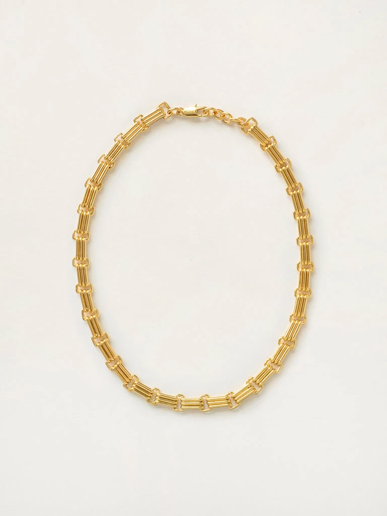 Rylan Flat Link Necklace 2 Rylan Flat Link Necklace