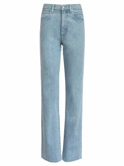 SLVRLAKE London High Rise Straight Leg Jean