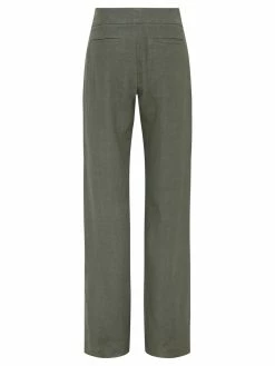 St. Agni Linen Mid Rise Straight Pants 19 St. Agni Linen Mid Rise Straight Pants -UNDONE shop The Undone St Agni Linen Mid Rise Straight Pants Castor Grey Back Low 45134bf2 4636 4e7b 9c3c 577f2898942e 1024x1024