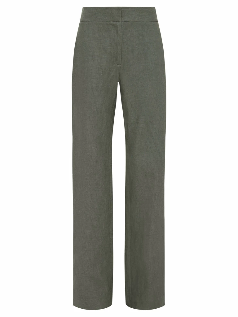 St. Agni Linen Mid Rise Straight Pants 3 St. Agni Linen Mid Rise Straight Pants