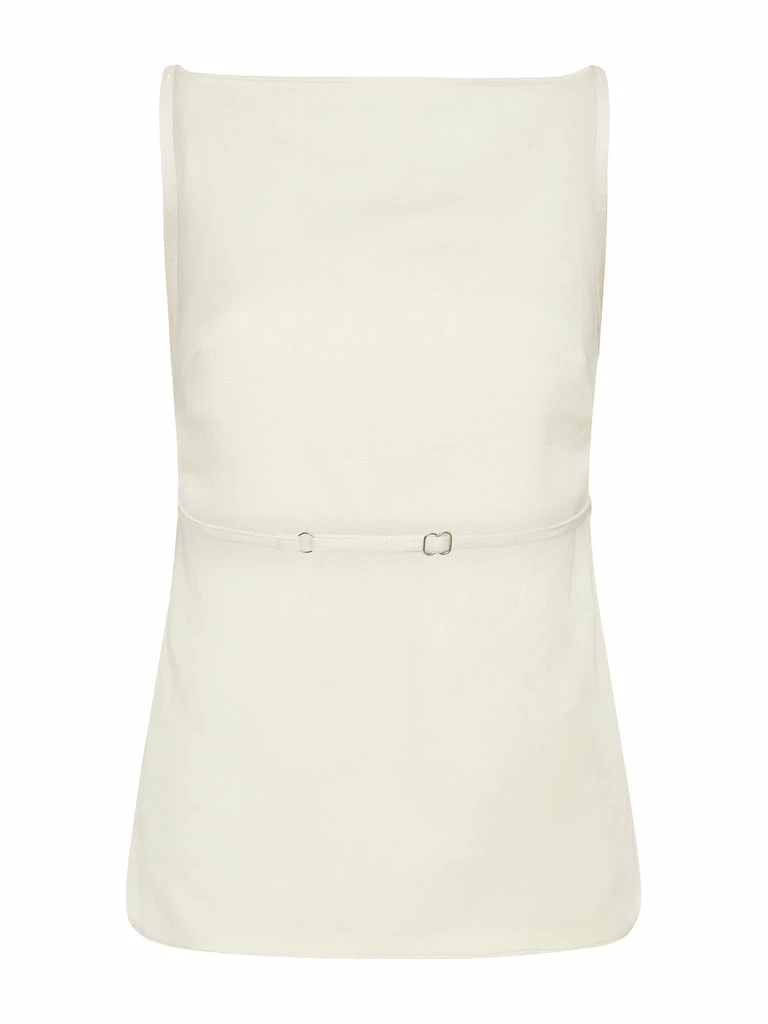 St. Agni Linen Square Neck Top 16 St. Agni Linen Square Neck Top - Image 14