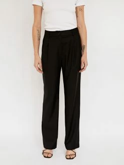 Arnsdorf Tailored Trouser -UNDONE shop TheUNDONE Arnsdorf TailoredTrouser Black C 1024x1024