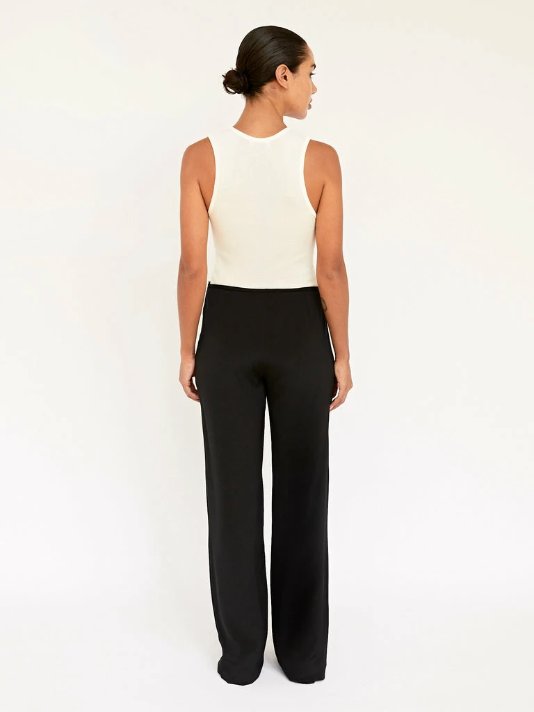 BEARE PARK Silk Crepe Relaxed Pant 6 BEARE PARK Silk Crepe Relaxed Pant - Image 4