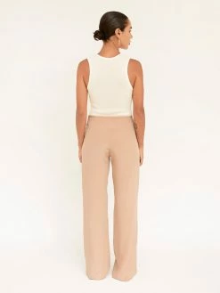BEARE PARK Silk Crepe Relaxed Pant -UNDONE shop TheUNDONE BearePark SilkCrepeRelaxedPant Tan FB 1024x1024