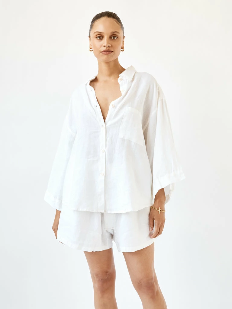 Deiji Studios The 03 Linen Loungewear Set Short 7 Deiji Studios The 03 Linen Loungewear Set Short - Image 5