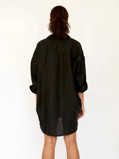 Deiji Studios The Oversized Shirt Dress 8 Deiji Studios The Oversized Shirt Dress -UNDONE shop TheUNDONE DeijiStudios OversizedShirtDress Black FB 1024x1024