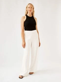 ESSE Studios High Neck Rib Tank Top -UNDONE shop TheUNDONE Esse HighNeckRibTankTop Black ClassicHighWaistTrouser Ivory FF 37b6f1a6 4a2c 439d b594 fce35cb8ea60 1024x1024