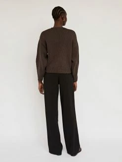 Faithfull The Brand Ganika Knit Sweater 11 Faithfull The Brand Ganika Knit Sweater -UNDONE shop TheUNDONE FaithfullTheBrand GanikaKnitSweater DarkChocolate FB 1024x1024