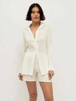 Hyde & Stone Anastasia Shirt 13 Hyde & Stone Anastasia Shirt -UNDONE shop TheUNDONE HydeandStone AnastasiaShirt BellaShort White FF 1e91ab09 ce25 46e9 8cb4 3d6b5925fb74 1024x1024