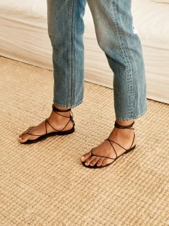 Maria Farro Rhea Sandal -UNDONE shop TheUNDONE MariaFarro RheaSandal Black S 1024x1024