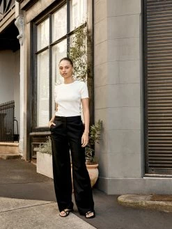 Arnsdorf Suit Trouser -UNDONE shop TheUNDONE Marle KenzieTee Milk ArnsdorfSuitTrouser Black E 1024x1024