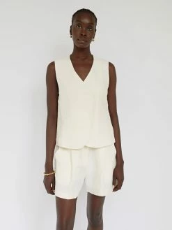 Marle Marion Short 16 Marle Marion Short -UNDONE shop TheUNDONE Marle PercyWaistcoat Ivory C 1024x1024