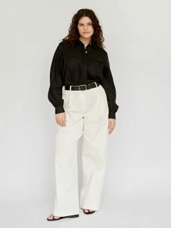 Matin Classic Double Pocket Shirt 13 Matin Classic Double Pocket Shirt -UNDONE shop TheUNDONE Matin ClassicDoublePocketShirt Black FF 1024x1024