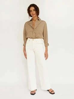 Matteau Classic Pocket Shirt 20 Matteau Classic Pocket Shirt -UNDONE shop TheUNDONE Matteau ClassicPocketShirt Stone FF2 1024x1024