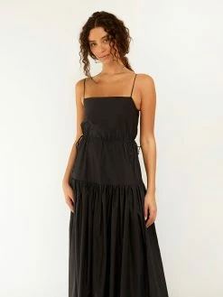 Matteau Drop Waist Sundress -UNDONE shop TheUNDONE Matteau DropWaistSundress black C2 1024x1024