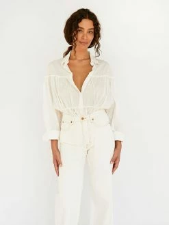 Matteau Embroidered Drawcord Tunic 13 Matteau Embroidered Drawcord Tunic -UNDONE shop TheUNDONE Matteau EmbroideredDrawcordTunic White C2 1024x1024