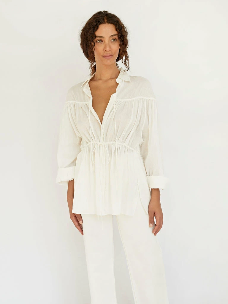 Matteau Embroidered Drawcord Tunic 4 Matteau Embroidered Drawcord Tunic - Image 2
