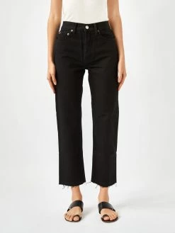 RE/DONE High Rise Stove Pipe Straight Leg Jean 11 RE/DONE High Rise Stove Pipe Straight Leg Jean -UNDONE shop TheUNDONE REDONE HighRiseStovePipe Black C 1024x1024