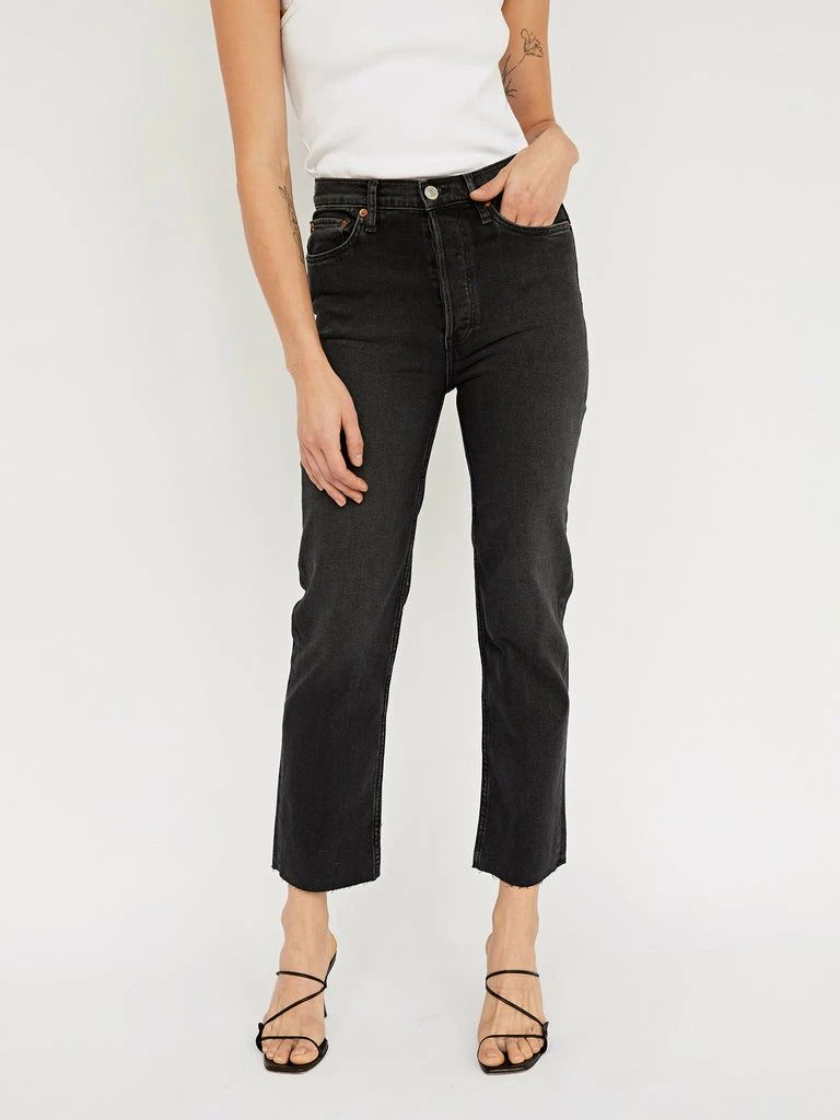 RE/DONE High Rise Stove Pipe Straight Leg Jean 5 RE/DONE High Rise Stove Pipe Straight Leg Jean - Image 3