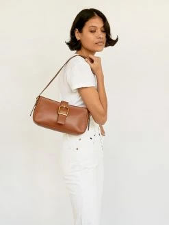 UNDONE shop -UNDONE shop TheUNDONE Rylan Soft Baguette with Buckle Cognac FF2 1024x1024 2