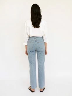 SLVRLAKE London High Rise Straight Leg Jean -UNDONE shop TheUNDONE SLVRLAKE LondonHighRiseStraightLegJean ClearSkies FB 1024x1024
