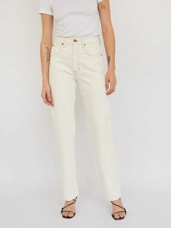 SLVRLAKE London High Rise Straight Leg Jean 9 SLVRLAKE London High Rise Straight Leg Jean -UNDONE shop TheUNDONE Slvrlake LondonHighRiseStraightLegJean NaturalWhite C 1024x1024 1
