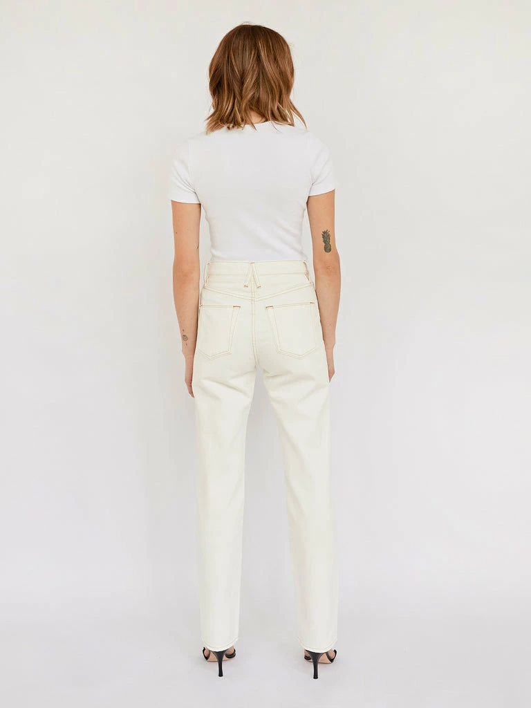 SLVRLAKE London High Rise Straight Leg Jean 6 SLVRLAKE London High Rise Straight Leg Jean - Image 4