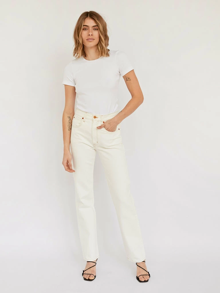 SLVRLAKE London High Rise Straight Leg Jean 4 SLVRLAKE London High Rise Straight Leg Jean - Image 2