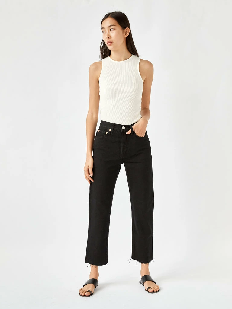 RE/DONE High Rise Stove Pipe Straight Leg Jean 4 RE/DONE High Rise Stove Pipe Straight Leg Jean - Image 2