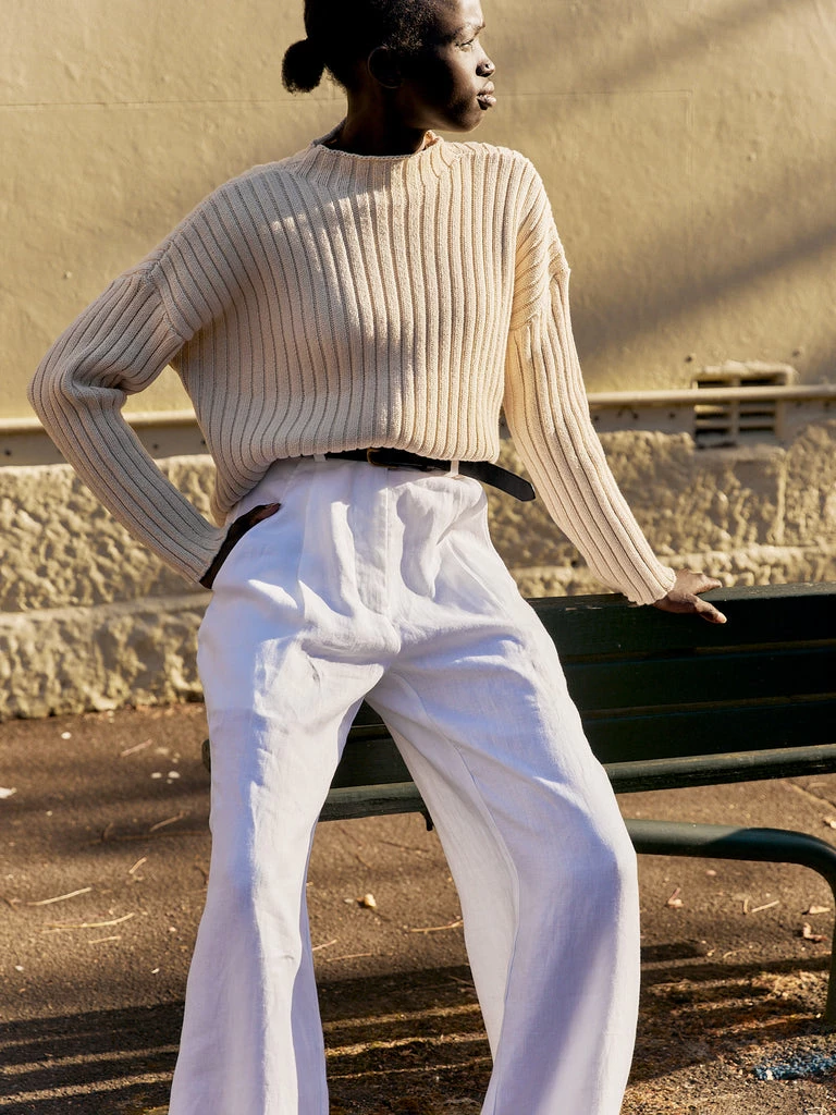 St. Agni Cotton Rib Knit Jumper 10 St. Agni Cotton Rib Knit Jumper - Image 8